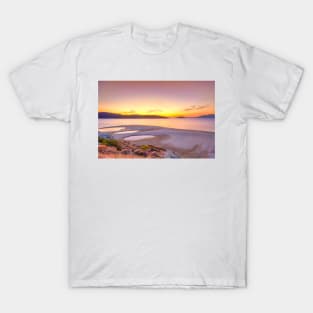 The sunset at the beach Megali Ammos of Marmari in Evia, Greece T-Shirt